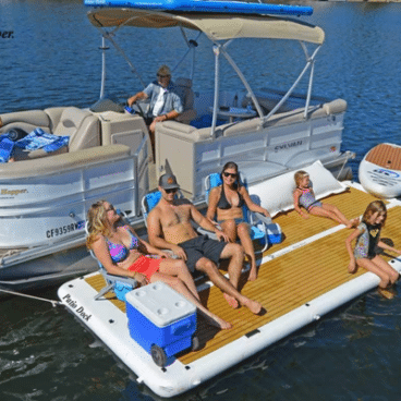 inflatable yacht dock